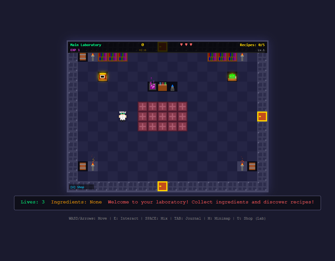 Mad Scientist's Laboratory gameplay screenshot