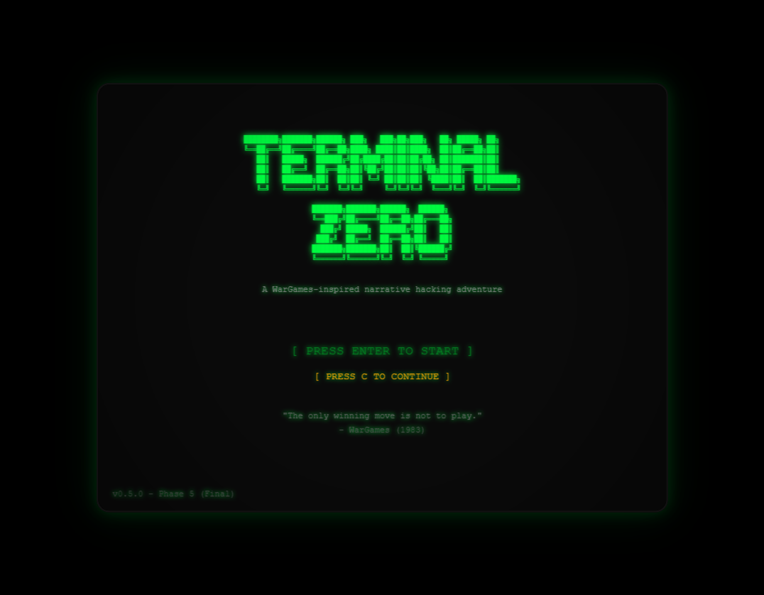 Terminal Zero gameplay screenshot
